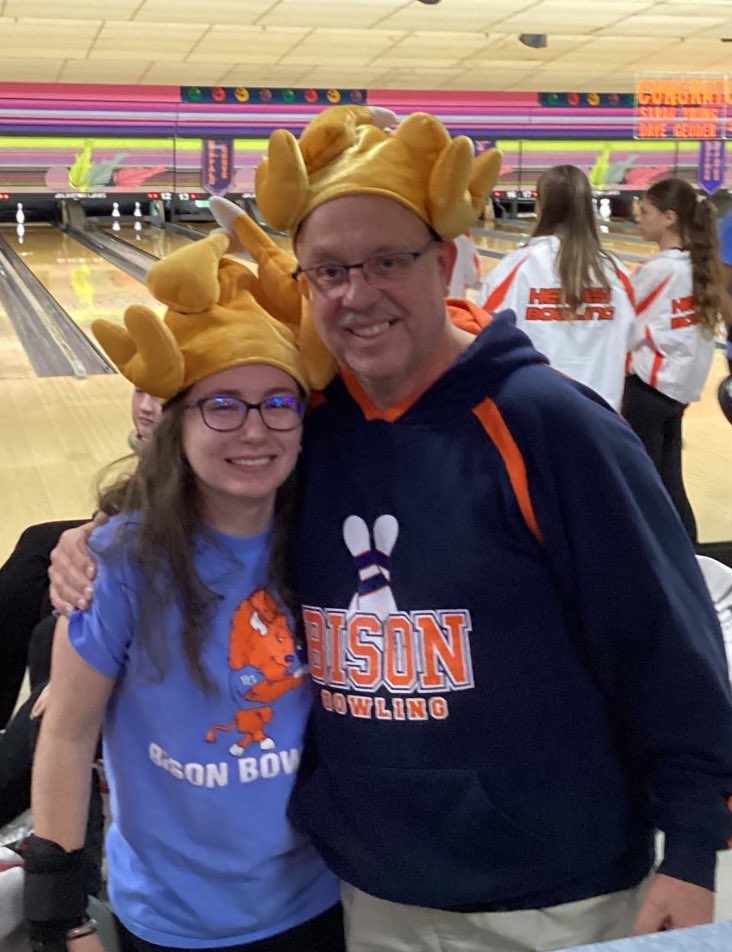Bison Bowlers finish 6th for the conference season winning games in all but 1 match. Angelina, Nataly, Emilie, Brooklyn x2, Macey and Natalie leading the charge through the season. Congrats to entire program for fun, excitement and success.
HammerDown BG Bowling!