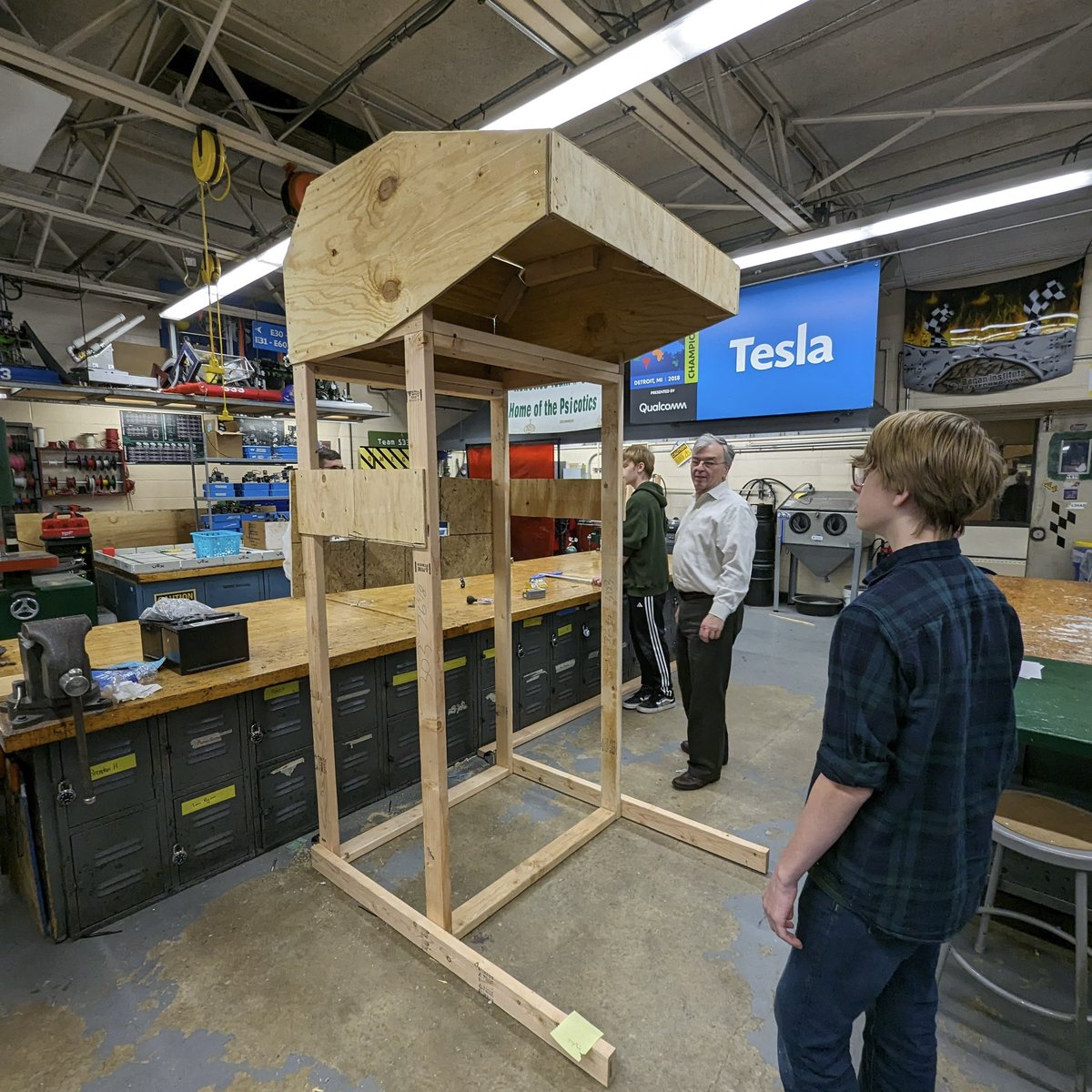 frcteam533's tweet photo. Happy Mechanical Monday!! βοΈβοΈ
Hereβs an update on our build season so far!π€π€
Be ready for more to come!
#Team533 #PSIcotics #FIRSTRobotics #FRC #OMGRobots #Robots #STEM https://t.co/LVRX3RJ4BO