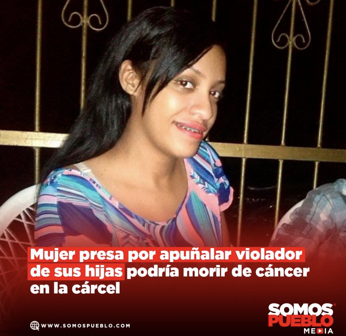 Hoy hice el llamado a través de la <a href="/z101digital/">Z101 Digital</a> y quiero volver hacerlo por este medio. 

Me gustaría poder ayudar a esta joven mujer a que reciba su tratamiento de cáncer y no muera en la cárcel. 

Se que ya la primera dama <a href="/raquelarbaje/">Raquel Arbaje</a> está al tanto del caso  y que el defensor