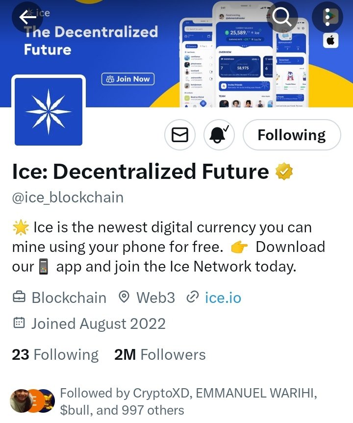 A2zboss's tweet photo. Congratulations to @ice_blockchain for 2,000,000 followers

2M wow

$ice #ice #ice_blockchain #IceNetwork https://t.co/GKxBUoYYZW