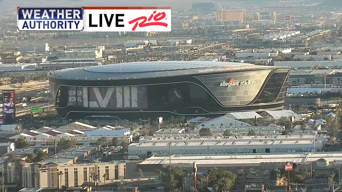 BillBellis's tweet photo. Record high broken today at KLAS (Harry Reid). Doubtful that we'll be able to keep anything close to this for #SuperBowl weekend, but we'll take it! @News3LV #WeatherAuthority #vegas #VegasWeather #nvwx #januarywarmth https://t.co/fLEnoTuohA