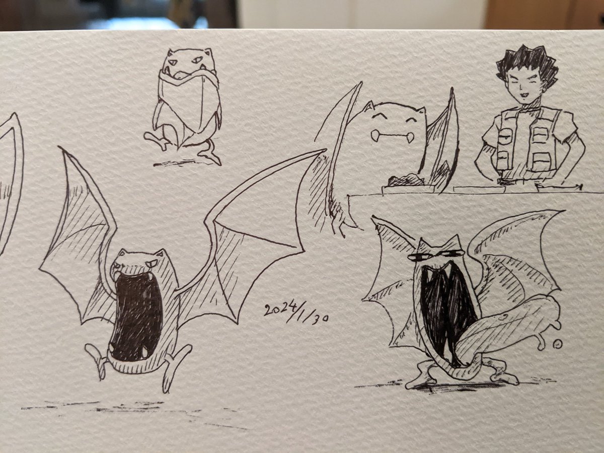 タケシのゴルバット、口閉じてるの可愛かったよね あと青版が強烈すぎる カキカキ。 