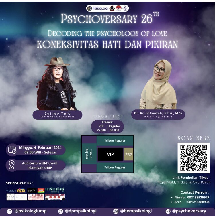 Yuk .. #Purwokerto .. 4 Feb 2024 .. nyanyi2, ngobrol2, ketawa2, nangis2 dan campur aduk rasa lainnya …