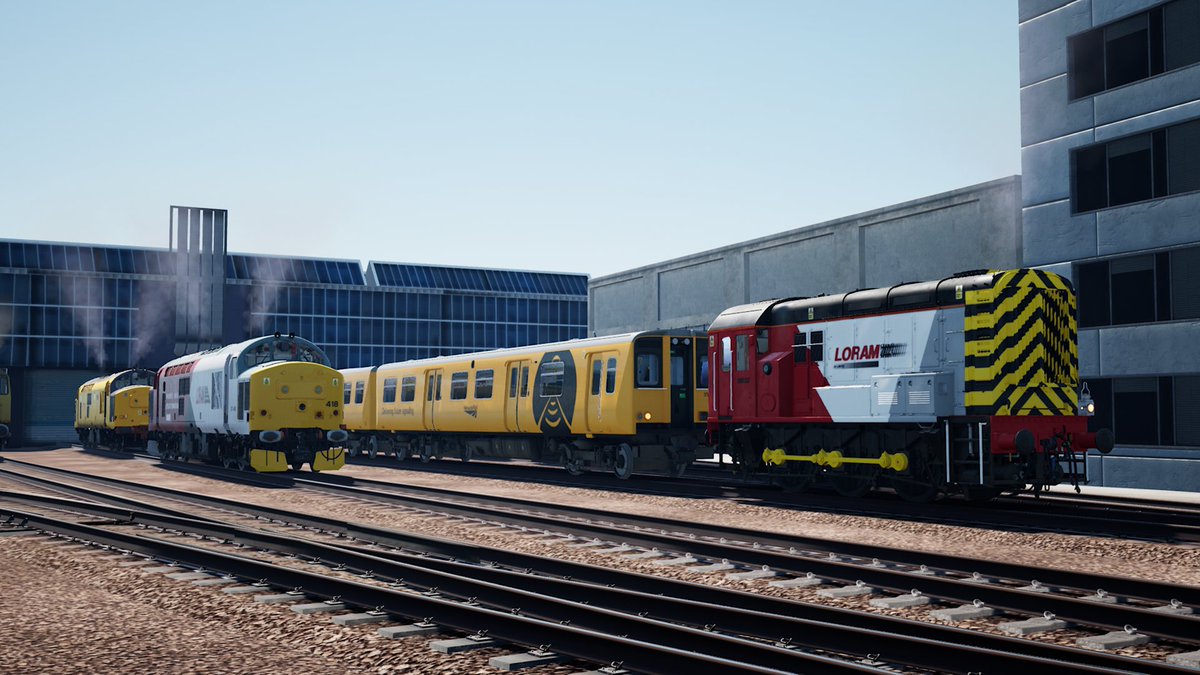 StevenHughes129's tweet image. Bit of #trainsim tonight with some creators club liveries and the ONE 66. @trainsimworld just wish DTG would do a proper Network Rail test train pack.