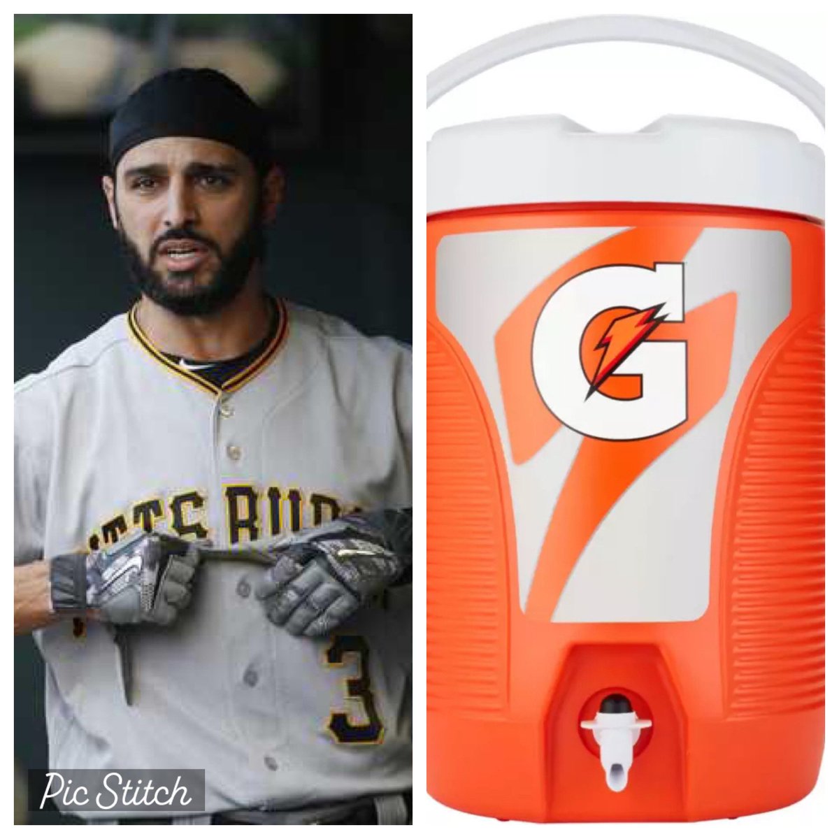 Sean Rodriguez and the Gatorade Cooler