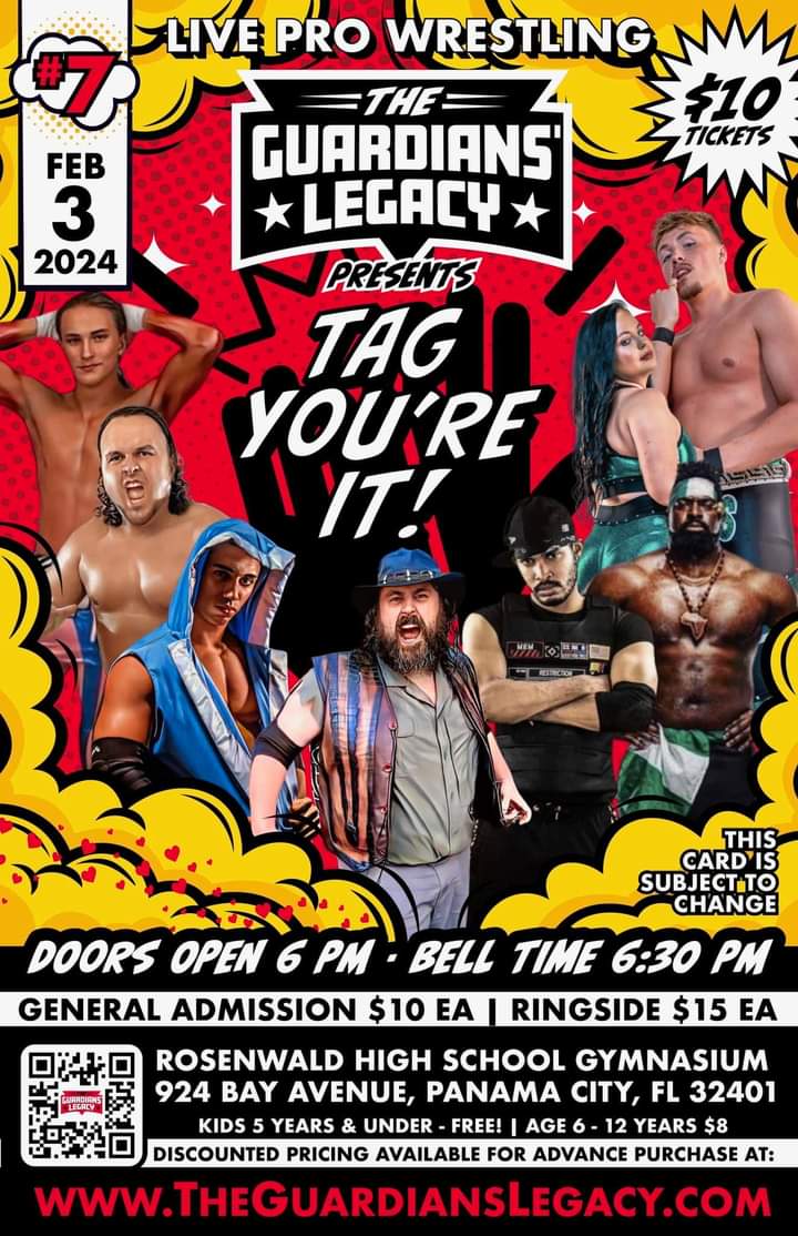 PersiaPierce's tweet photo. ‼️This Saturday‼️

February 3rd, 2024

The Guardians' Legacy 

Panama City, FL https://t.co/CQZ6QyywmH