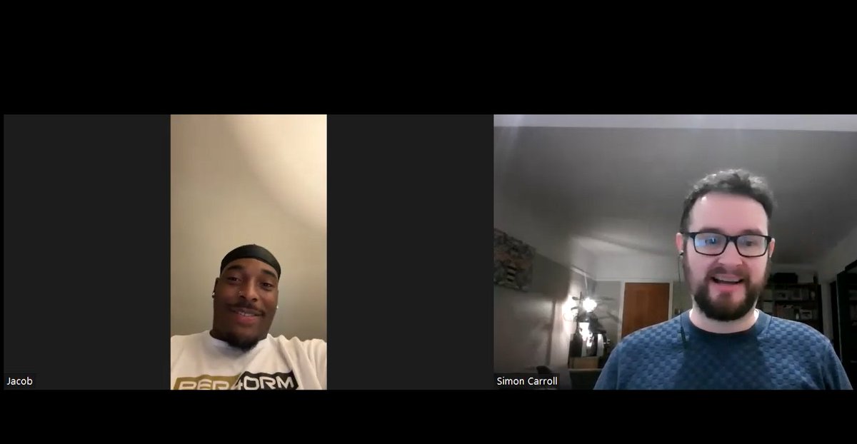 'Football is football. Yeah, the linemen are bigger, but the step up didn't faze me. I just went about my business.' Absolute pleasure talking to Wake Forest LB Jacob Roberts this evening about his football life & path to the #NFLDraft. Article coming soon to @TheTouchdownNFL!