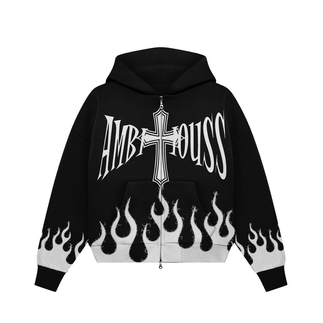 Ambitiousscloth's tweet photo. AMBITIOUSS "ŁÀ FŁÀMÉ" zip up 
mock-ups.🔥 https://t.co/AT4mTwoYxQ