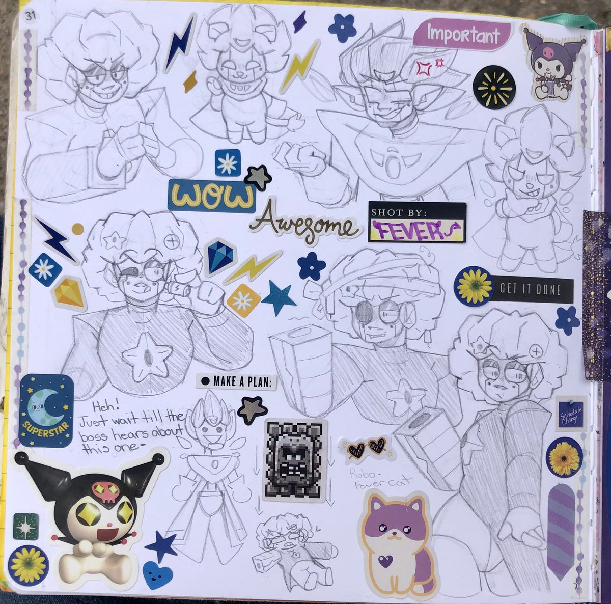 NanDrewz0's tweet photo. I made Robo-Fever AND Scarlet sketchbook doodles ooooooo
Happy 1st anniversary Fnfever Frenzy!!! 
#Fnfever https://t.co/UHJ3XH9uac