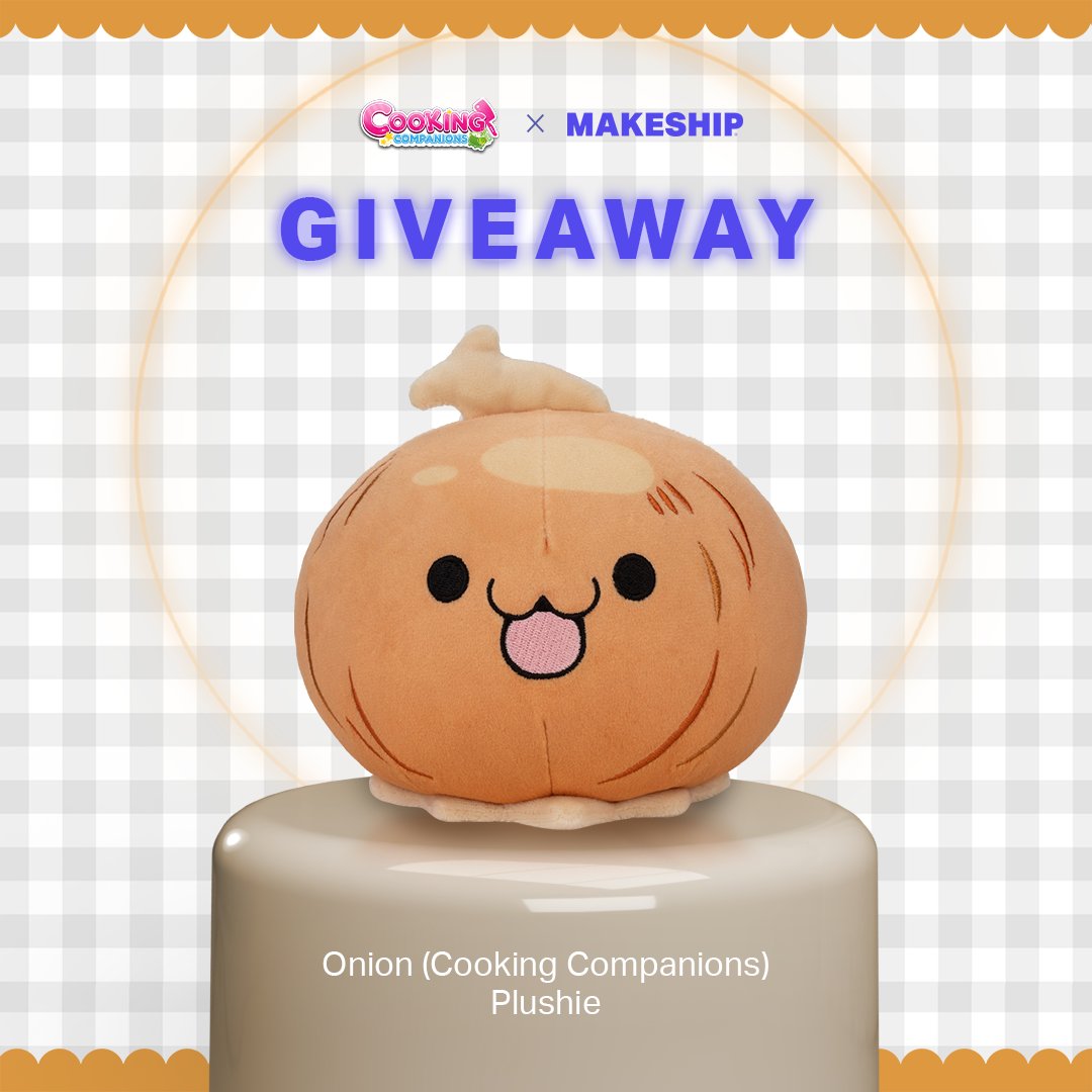 IT’S GIVEAWAY TIME! We’re giving you the chance to win an Onion plushie from Cooking Companions! 🥳 

How to enter?  

1. Follow <a href="/Makeship/">Makeship</a> and <a href="/DeerDreamStudio/">Cooking Companions: on Switch/PS4/PS5/Xbox!</a>

2. Retweet this post  makeship.com/products/onion… 

Contest ends Jan 31st at 12 AM (EST). Good luck!