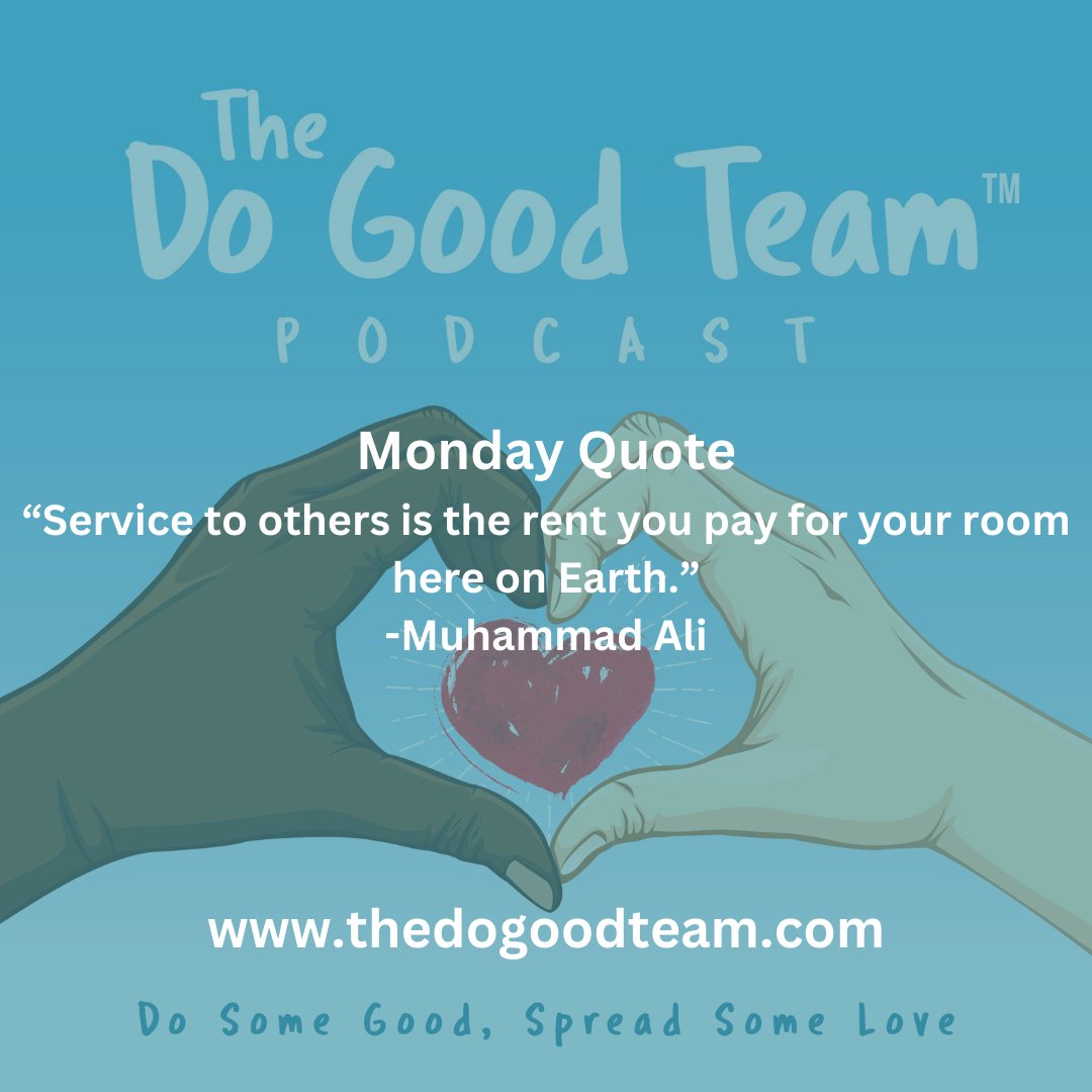 TheDoGoodTeam1's tweet photo. #MondayMotivation #MondayInspiration #thedogoodteampodcast https://t.co/8xyUJJKeZc