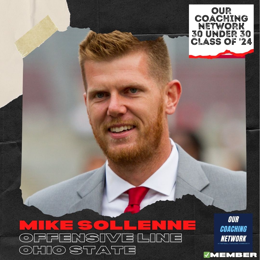 Our Coaching Network | A Football Coach Community (@ourcoachingnet) on Twitter photo 🏈30 under 30🏈
Welcome <a href="/OhioStateFB/">Ohio State Football</a> Offensive Line GA <a href="/CoachSollenne/">Mike Sollenne</a> to the 2024 Our Coaching Network 30 Under 30 Class!
He's one of the most talented young O-Line Coaches in CFB & we're excited to have him🤝
30 Under 30 Selections 🧵👇 🏈30 under 30🏈
Welcome <a href="/OhioStateFB/">Ohio State Football</a> Offensive Line GA <a href="/CoachSollenne/">Mike Sollenne</a> to the 2024 Our Coaching Network 30 Under 30 Class!
He's one of the most talented young O-Line Coaches in CFB & we're excited to have him🤝
30 Under 30 Selections 🧵👇
