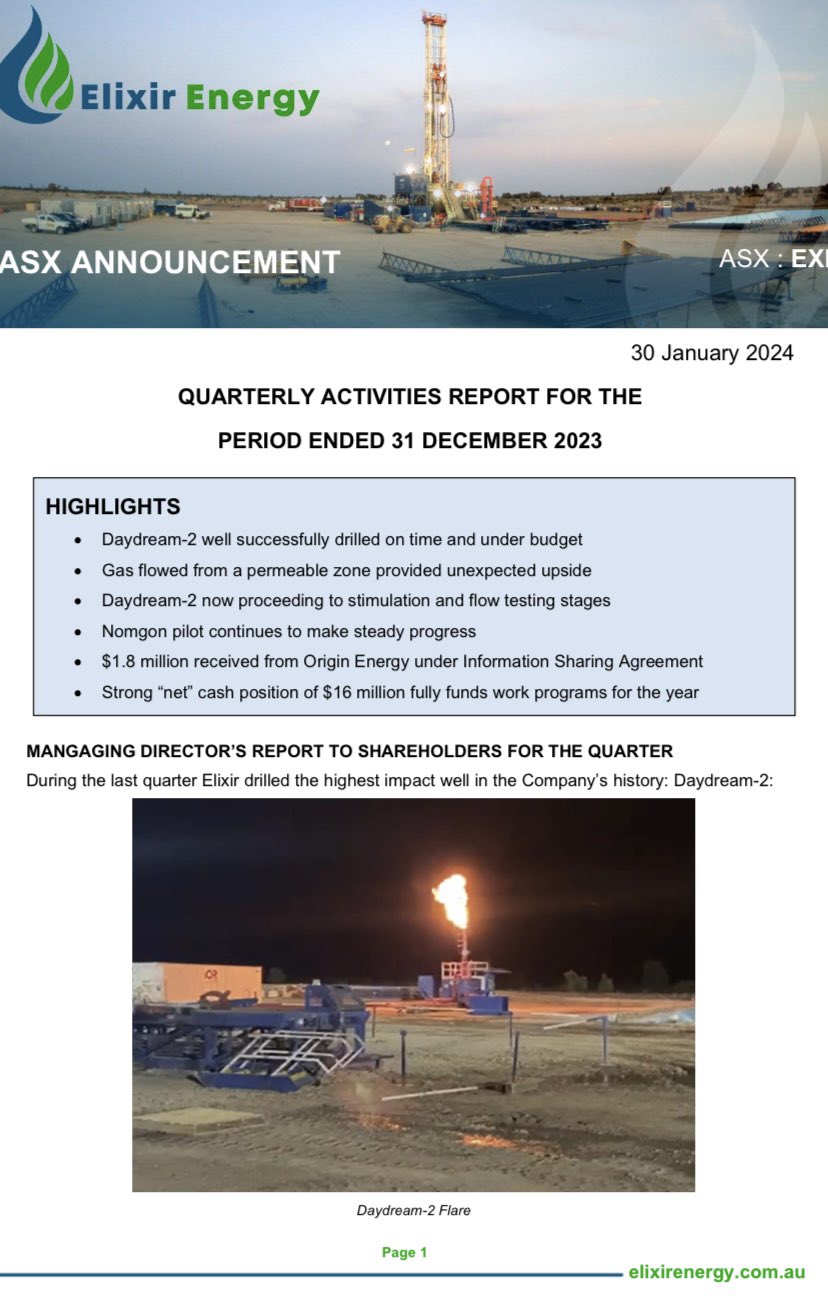 Exr asx 2024