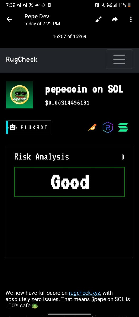 100 % legit 
Awesome team
Sleep well without worry. So much scam coins out there.
🔥
Devs are so Bullish.
This will be 1000x from 2 mc