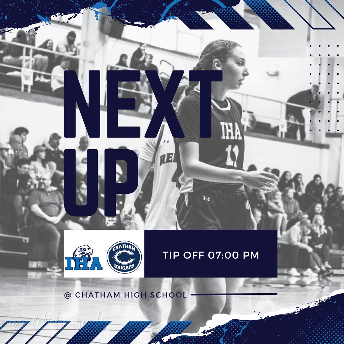 IHA Basketball (@iha_basketball) on Twitter photo Exciting match up tomorrow against Chatham High School. Tip off is set for 7:00PMβ
#IHABasketball // #attheheart Exciting match up tomorrow against Chatham High School. Tip off is set for 7:00PMβ
#IHABasketball // #attheheart