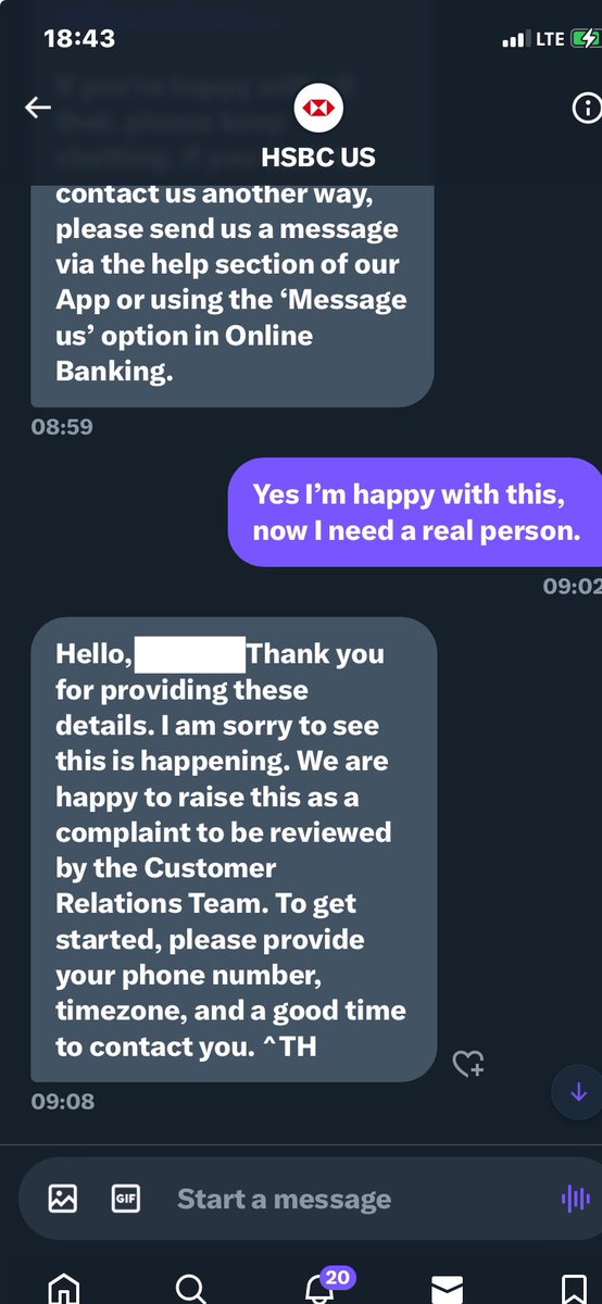 gameslingagames's tweet photo. @HSBC_US I did what you requested. On 1-24 I provided my contact info and have heard nothing. I’ve been more than polite and patient yet it’s gotten me nowhere.  I’m still in disbelief that doing nothing is the path you’ve chosen but it’s not going to make this go away. Unlike HSBC in this situation, I will take the appropriate action and get this matter resolved. #CustomerExperience is awful.