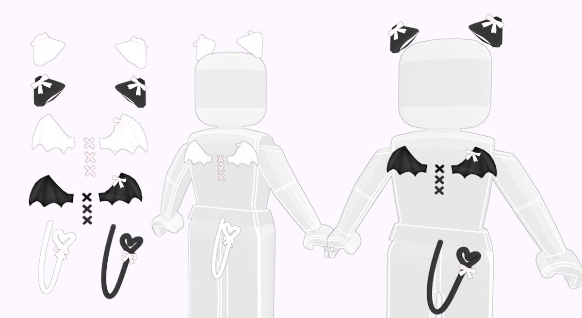 ꒰new set i made! currently on bid in icyella :꒱ 
· · · ———— ୨୧ ———— · · ·
#robloxugc #robloxdev