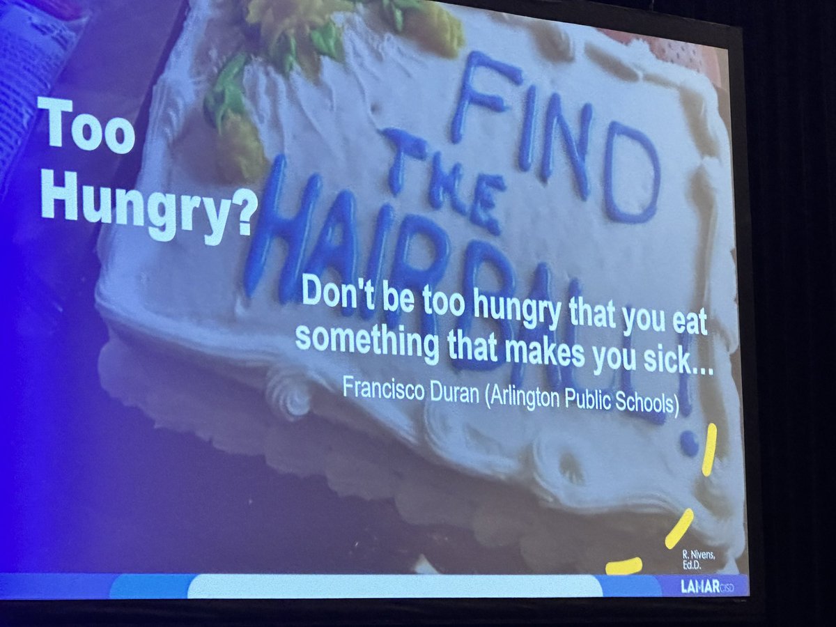Thank you <a href="/Dr_RNivens/">Dr. Roosevelt Nivens</a> for pouring into us Aspiring Superintendents! We appreciate your authenticity and nuggets of wisdom. #TASA2024