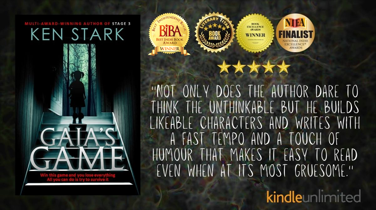 UNIMAGINABLE #HORROR. NAIL-BITING #SUSPENSE. For everyone who loves a horrifying story...

Read GAIA'S GAME.

getbook.at/gaiasgame

FREE on KU
#FREE #KindleUnlimited #thriller #amreading #mustread #books #HorrorRTG #bookworms #bookboost #murder #thriller #mystery