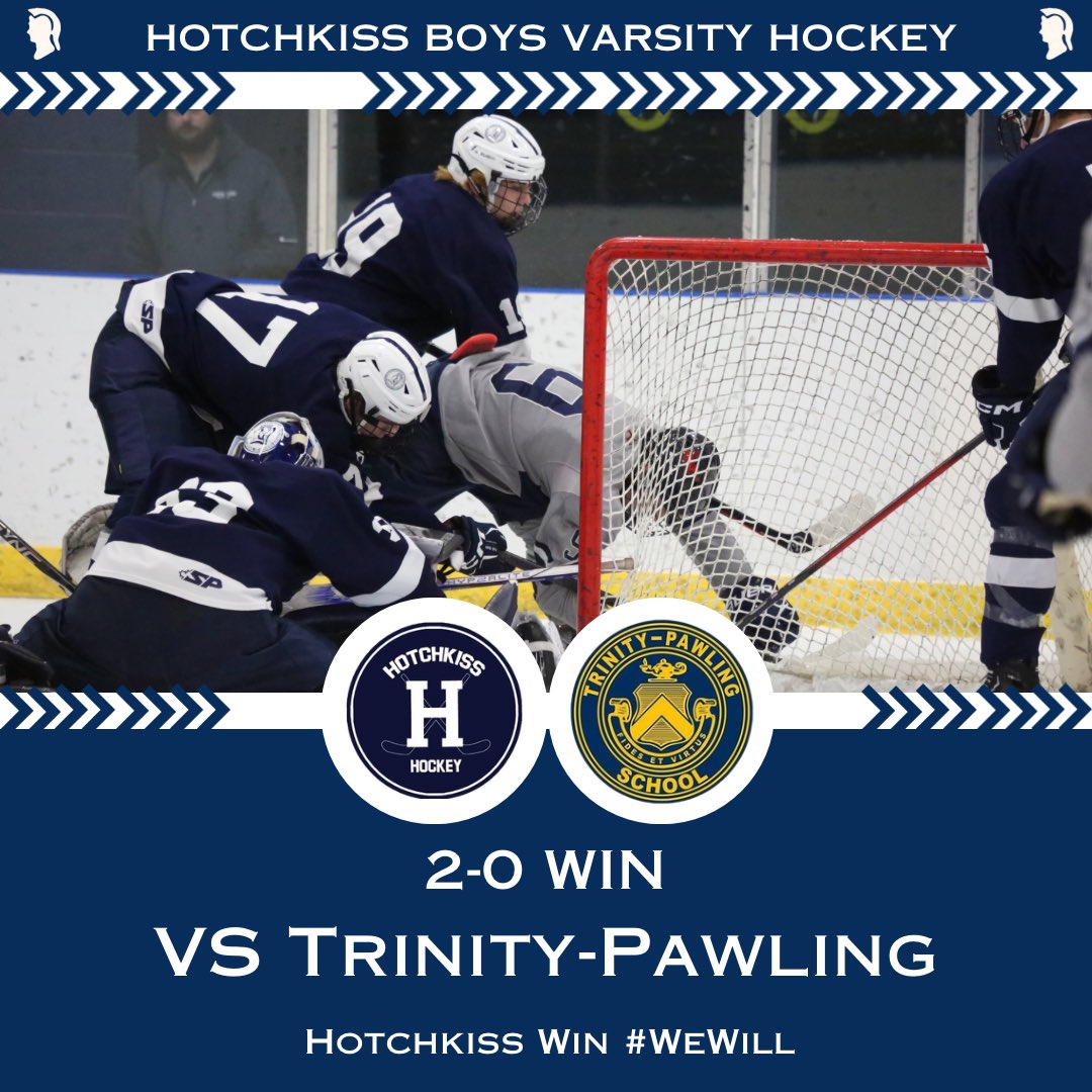 HotchkissPuck's tweet photo. Road win ✔️ #WHannah #revengetour
Player of the game: Connor Towle
Grit of the game: Brennan Cail https://t.co/IsCxtHV5kC