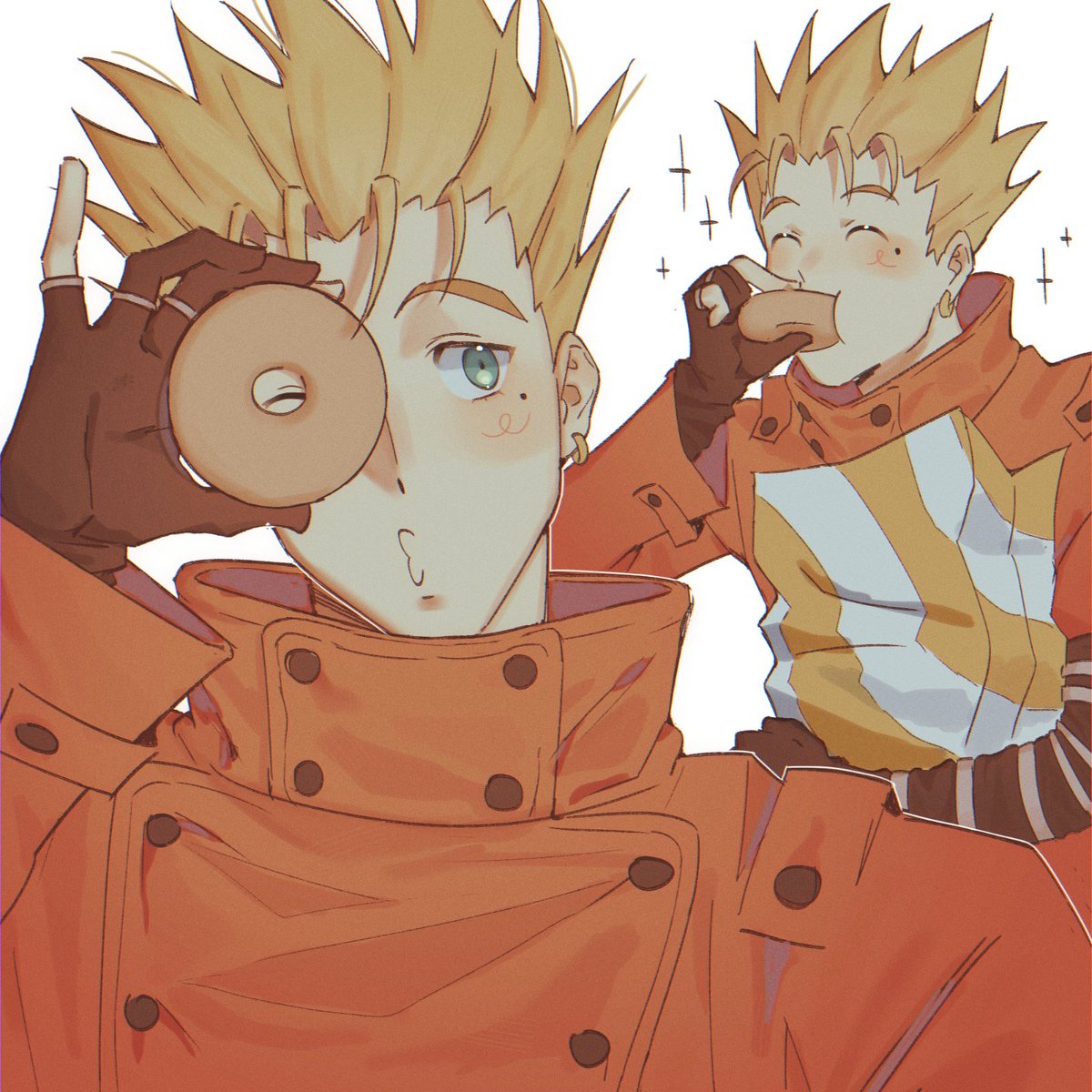 I missed drawing him 🥺
#trigun