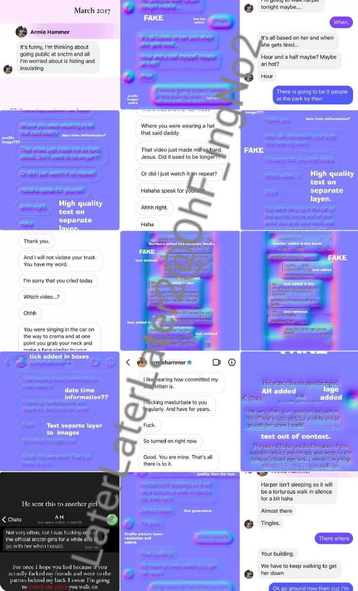 OhF_ingNo2's tweet photo. A #DigitalExpert w 35+ yrs experience tested HUNDREDS of #EfrosinaAngelova's DMs & found them to be manufactured #FAKES, created solely to #blackmail #extort #embarrass #stalk #bully and ultimately ruin Hammer because #HouseofEffie felt scorned.
#RevengePorn
#FalseAccusations https://t.co/GHBJtQaNrm