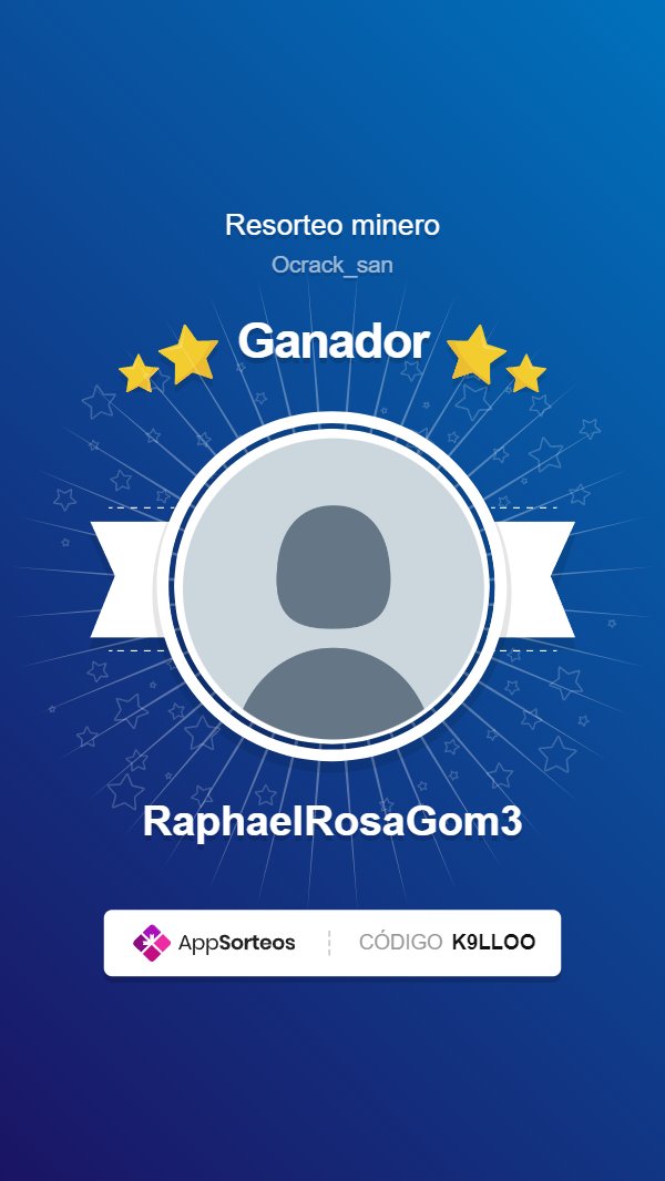 Ocrack_san's tweet photo. Se resortea el set minero, felicidades al nuevo ganador!!! @RaphaelRosaGom3 https://t.co/cagHGowPB2