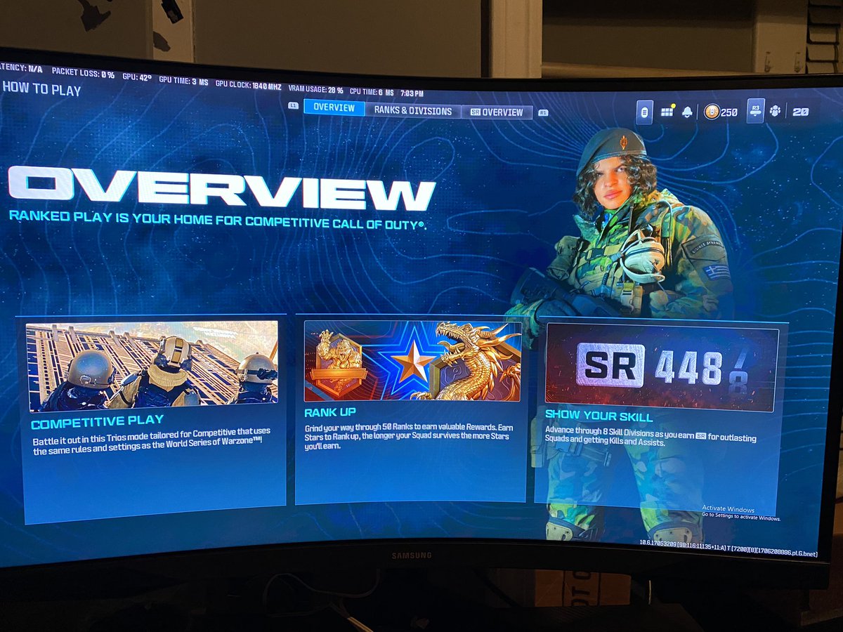 NewNationSports's tweet photo. @charlieINTEL is this some sort of glitch I backs out and this was my Home Screen. New ranked warzone yo? Or am I stupid? https://t.co/r31Vu3ROdw