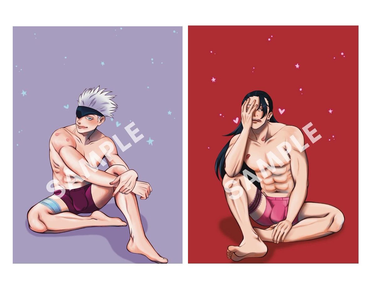 pandahimeko's tweet photo. Prints and sticker are available! Come and get ‘em! #jjk #JujutsuKaisen #fanart #etsy https://t.co/7gJh6MlBfh