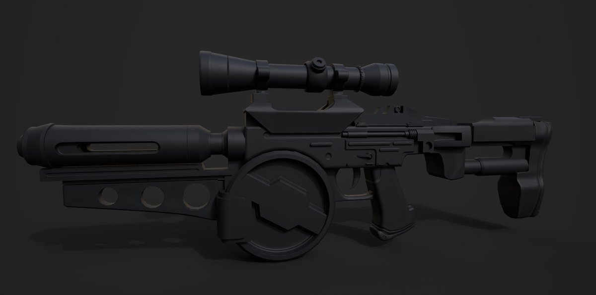 Fisher760_'s tweet image. Highpoly, lowpoly and baking done for my Westar M5 based on the Sergey Kolesnik design, just neet to texture it now 😄