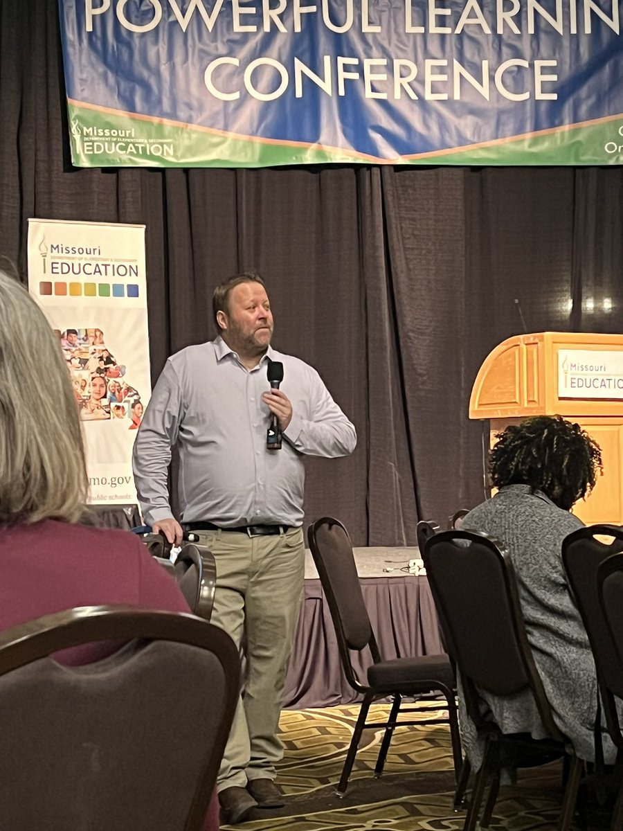 JLocke3T's tweet photo. Fantastic session this morning by @thomascmurray !
This is what every educator needs to hear!
#MOPWR2024
#AuthenticEDU https://t.co/zGDETB6Vfz