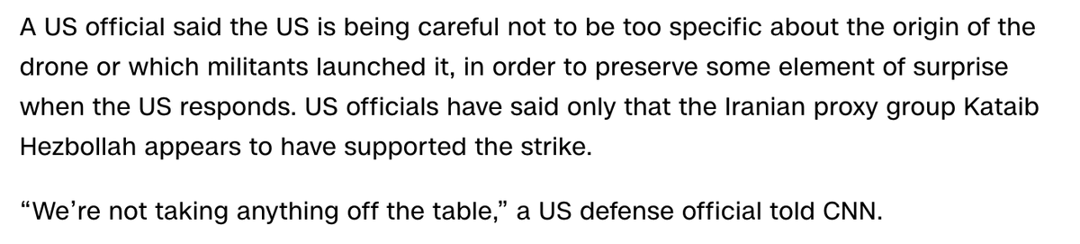 Faytuks's tweet photo. A US official said the US is being careful not to be too specific about the origin of the drone or which militants launched it, in order to preserve some element of surprise when the US responds -- CNN

https://t.co/rVqQQWZ4RU https://t.co/pcObHkSusT