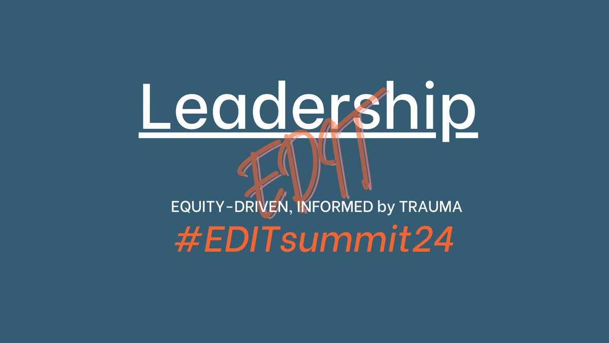 Don't miss out on the chance to present your ideas at #EDITSummit24! We can't wait to see you June 7th in KC! For more information & to submit your proposal, visit bit.ly/edit24rfp #requestforproposal #traumainformed #leadership #conference #summit #equity