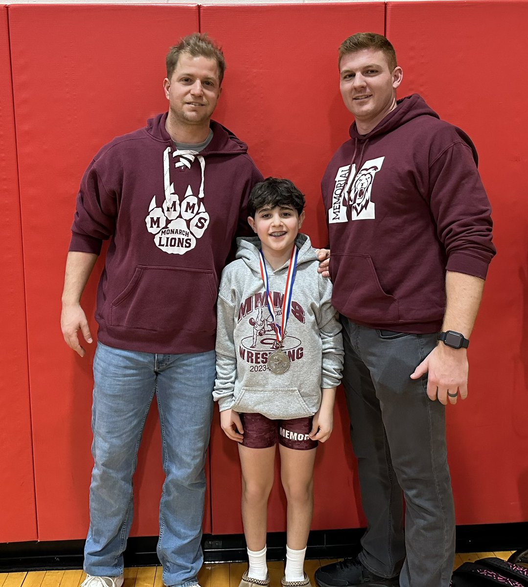 Great season for Riley Pincus! Tonight he wrestled his last middle school match and took 2nd 🏅 in the league! Not an easy feat to get there. Great 3 years for him capped with a tournament win 🏆 on Saturday and a strong showing tonight. <a href="/MMMS_Athletics/">Marlboro Memorial Athletics</a>