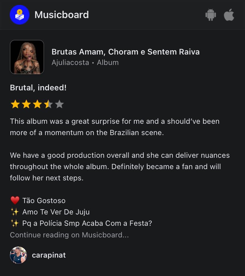 carapinat's tweet photo. #musicboard https://t.co/5AjZTTkfwx