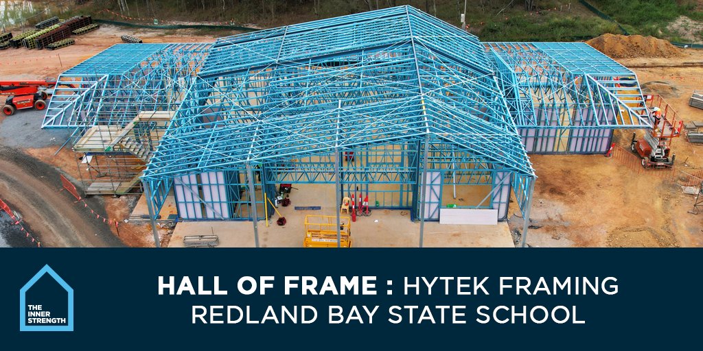 #TRUECOREsteel #HallofFrame: #HytekFraming  – Redland Bay State School 
Lightweight and strong, light gauge steel framing #madefromTRUECOREsteel was designed and #prefabricated offsite to help minimise the risk of escalating costs and delays. 
spr.ly/6016pPpmp