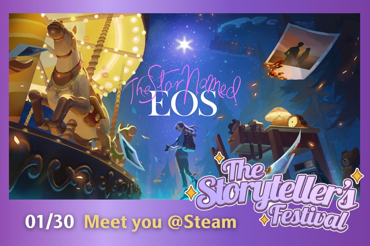 #TheStarNamedEOS has been selected for #TheStorytellersFestival 2024! Check further information on Steam>>bit.ly/42pVn7d Wishlist now>>bit.ly/3GDZLFc #indiedev #gamedev #art #Unity #Steam