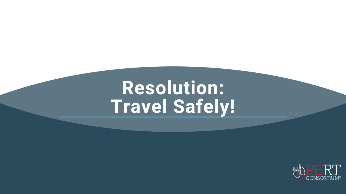PERTConsortium's tweet photo. Resolution: Travel Safely! Taking precautions during long journeys to protect against blood clots and reduce the risk of PE such as staying hydrated, keep the body moving, and investing in comfy compression socks! #PreventPE #Healthy2024 https://t.co/paRjJAZKkC