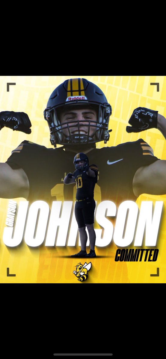 So thankful to be able to play football at Randolph Macon. Let’s go Jackets 🐝