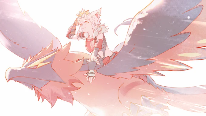 フブキングとイグニクス #絵フブキ