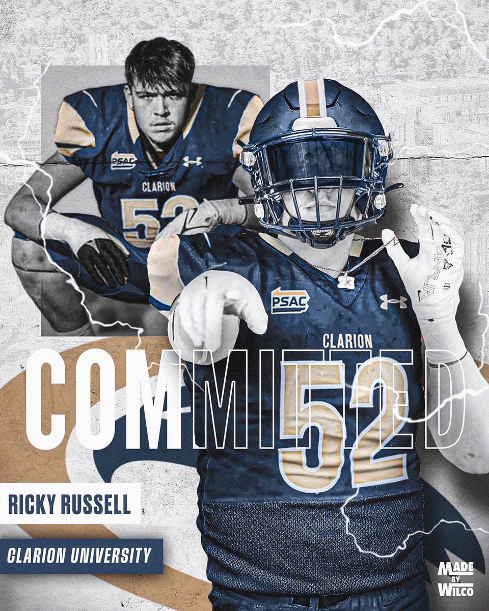 Rickyruss50's tweet photo. Proud to call Clarion my next home!
Thankful @vrizz52 @CoachDurish @RaymondMonica3 @ClarionFootball @bo_orlando 💙💛🏈#WingsUp https://t.co/krywONPB9E
