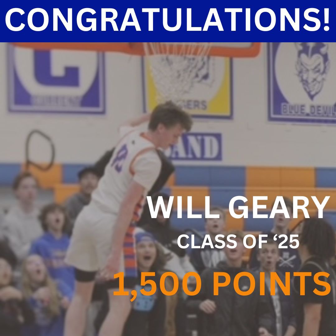 Congratulations to junior Will Geary on reaching 1,500 career points in the 1st half tonight at Brentwood! @STLhssports @ValleyParkSD @GSV_STL