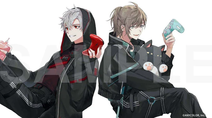 ChroNoiR Calendar 2024の表紙イラストを担当させて頂きました!よろしくお願い致します。(画像に不備があったため再掲いたしました、申し訳ございません)