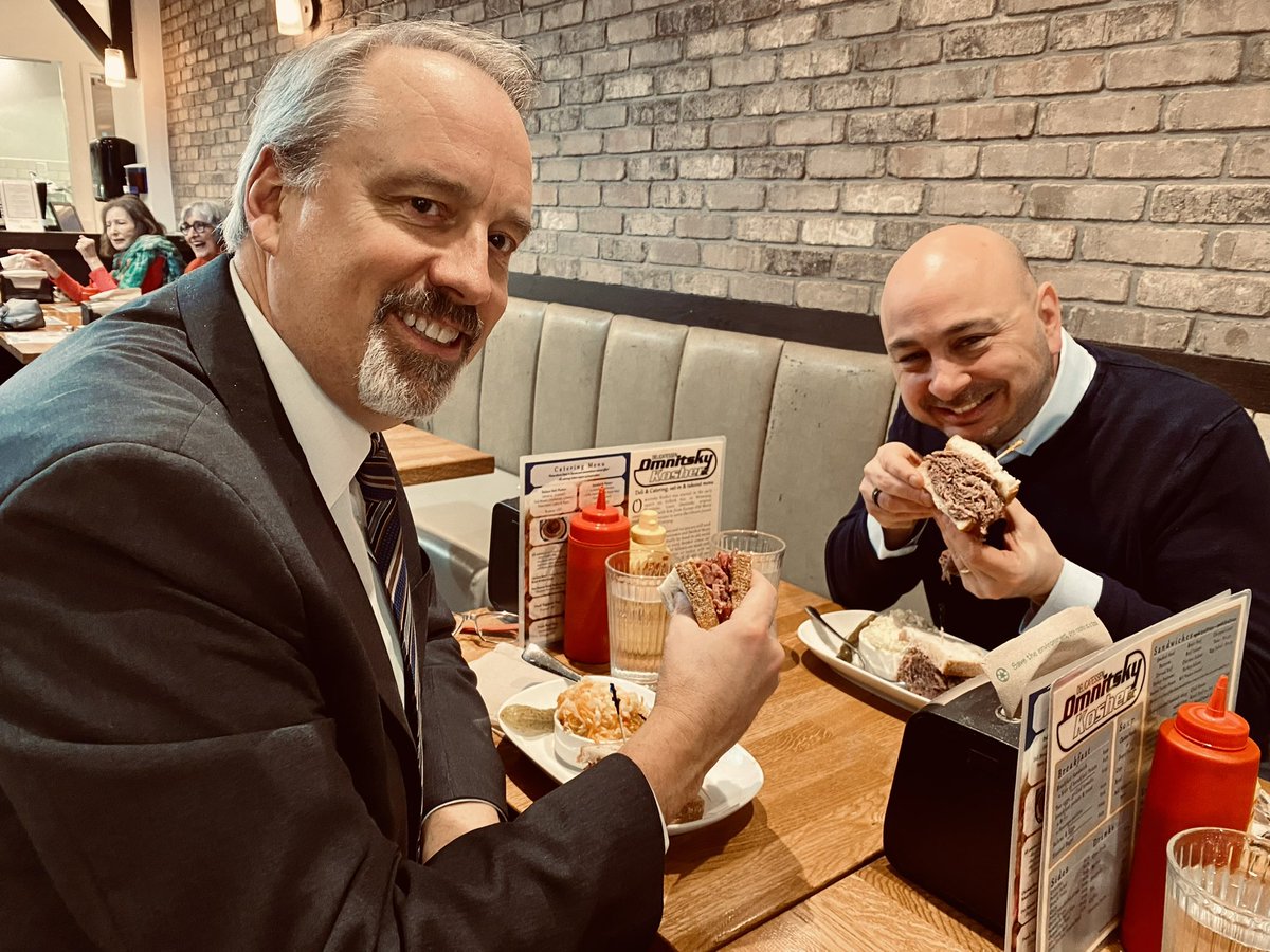 #KosherDeli visit with @usconsvancouver CG DeHart after a moving visit to @theVHEC what a treat! We are blessed @JewishVancouver to have such a positive relationship with the #USConsulate & its amazing staff. Looking forward to more collaboration in the future. #bcpoli