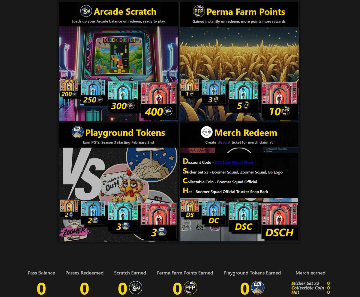 #crofam The Arcade Game Pass provides several immediate use cases that gives you a bit of a peek at the type of games and events we're looking to integrate

Instant access to our ecosystem to check out what we're all about and see if you like what we have to offer for 13$!