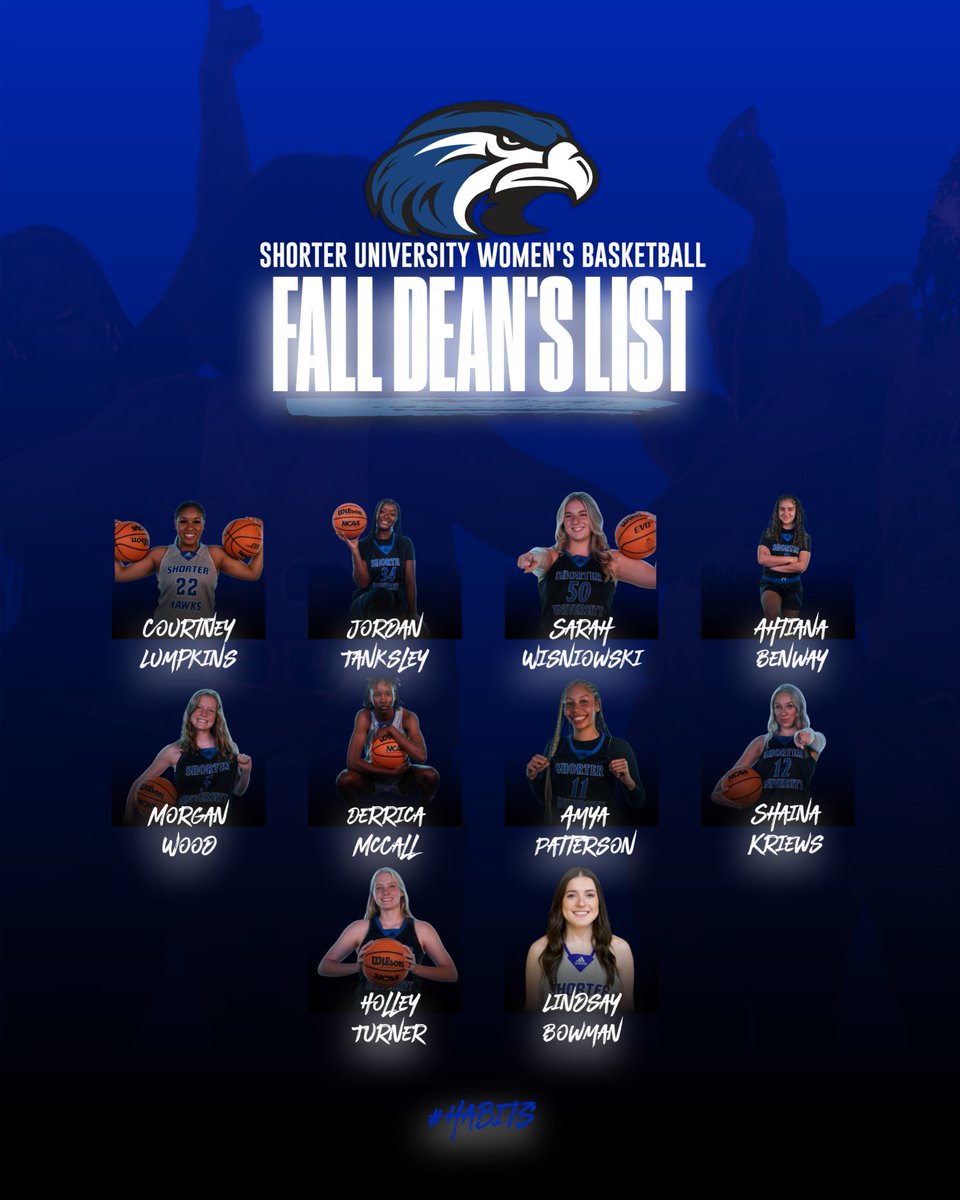 Taking care of business in the classroom. Congrats to our ladies who made the Fall Dean’s List.