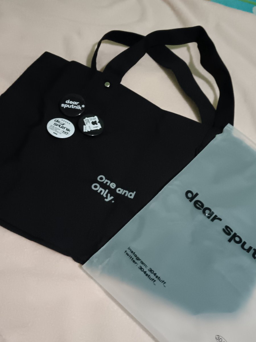 tyunterrykang's tweet photo. Dear Sputnik Tote Bag came home! Thank u sm @soobeomu_
<33 till our next transaction๐ฉต
#beomufeedbacks https://t.co/aPSoEDTW9k