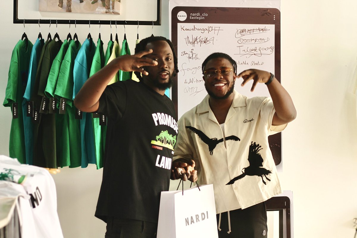 BernardDow's tweet photo. NARDI clothing pop up !! Accra ,Ghana !!
#nardiclothing #nardiapparel #nardistudios #nardiclo #nardiwear #nardioutfitters #nardibrand #nardibrandghana #Wearnardi #nardihomme #nardifemme #nardiclothingpopupshop #nardidonations #nardi #dopeconnectz https://t.co/wrEkGyf8Es
