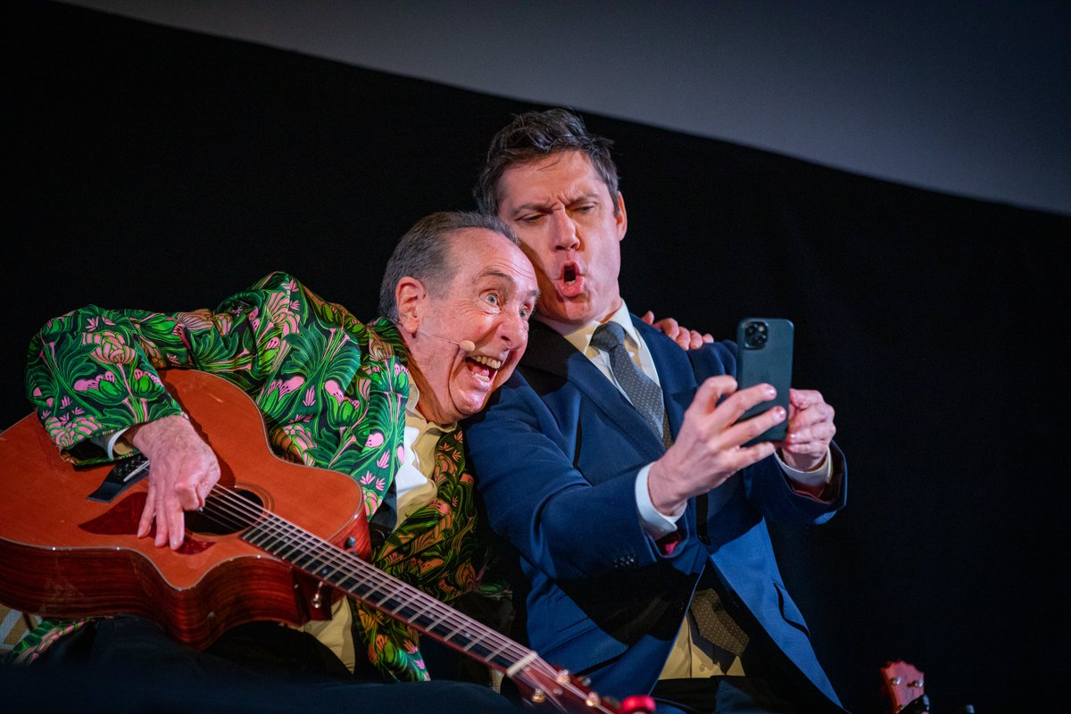 SFSketchfest's tweet photo. It was an honor to open our 21st year of SF Sketchfest with @EricIdle  and @JeffBryanDavis! See all Weekend 1 shows shot by our photographers @JakubMosur @JimMcCambridge @dan_dion and Tommy Lau: https://t.co/eizDTgxiTb https://t.co/EVfGNLZj8j