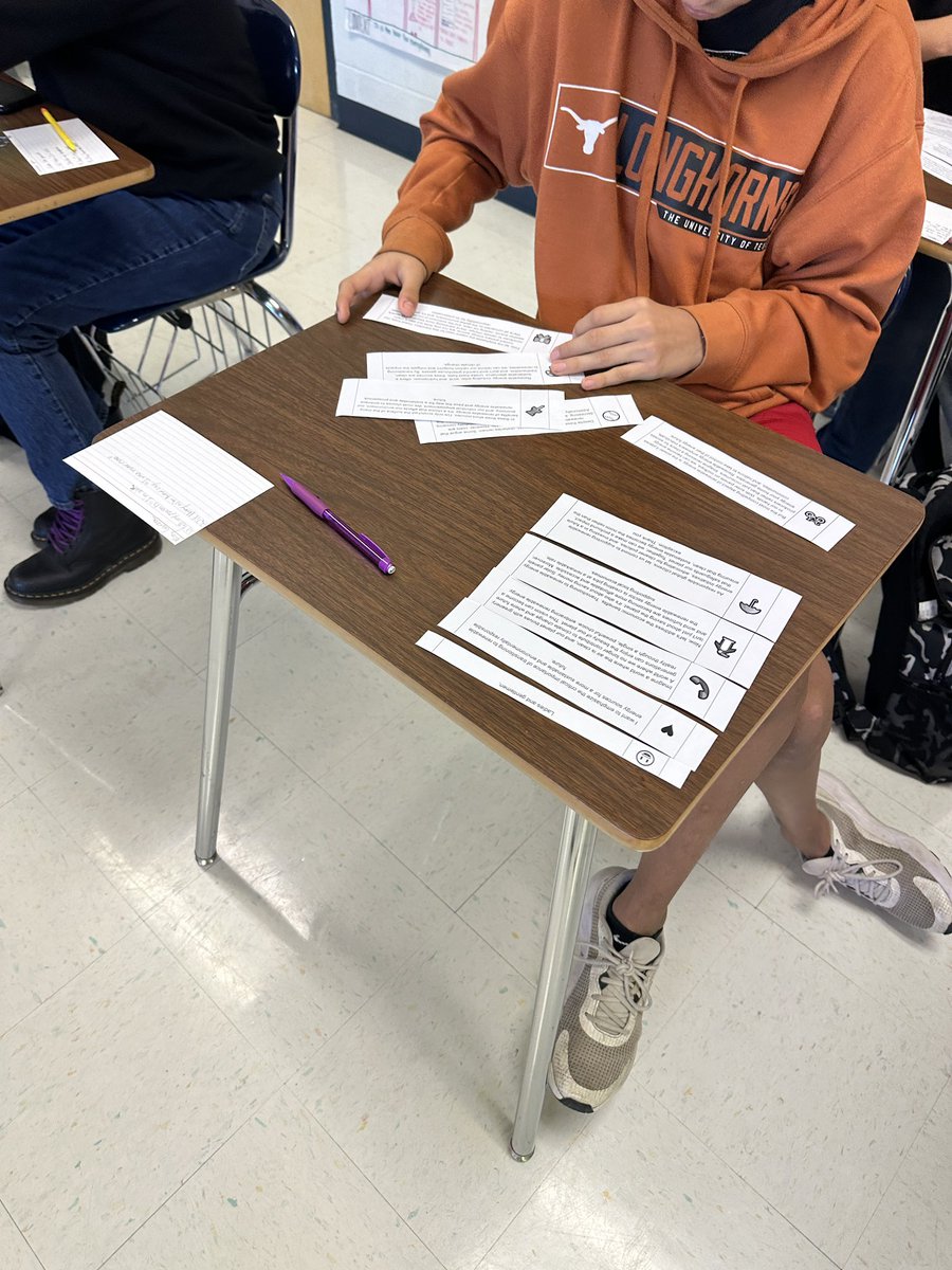 MsBMiddleton's tweet photo. Line of Reasoning and the importance of Transitions with freshmen this morning. @NISDBrandeis https://t.co/NQJh6Tp8tj